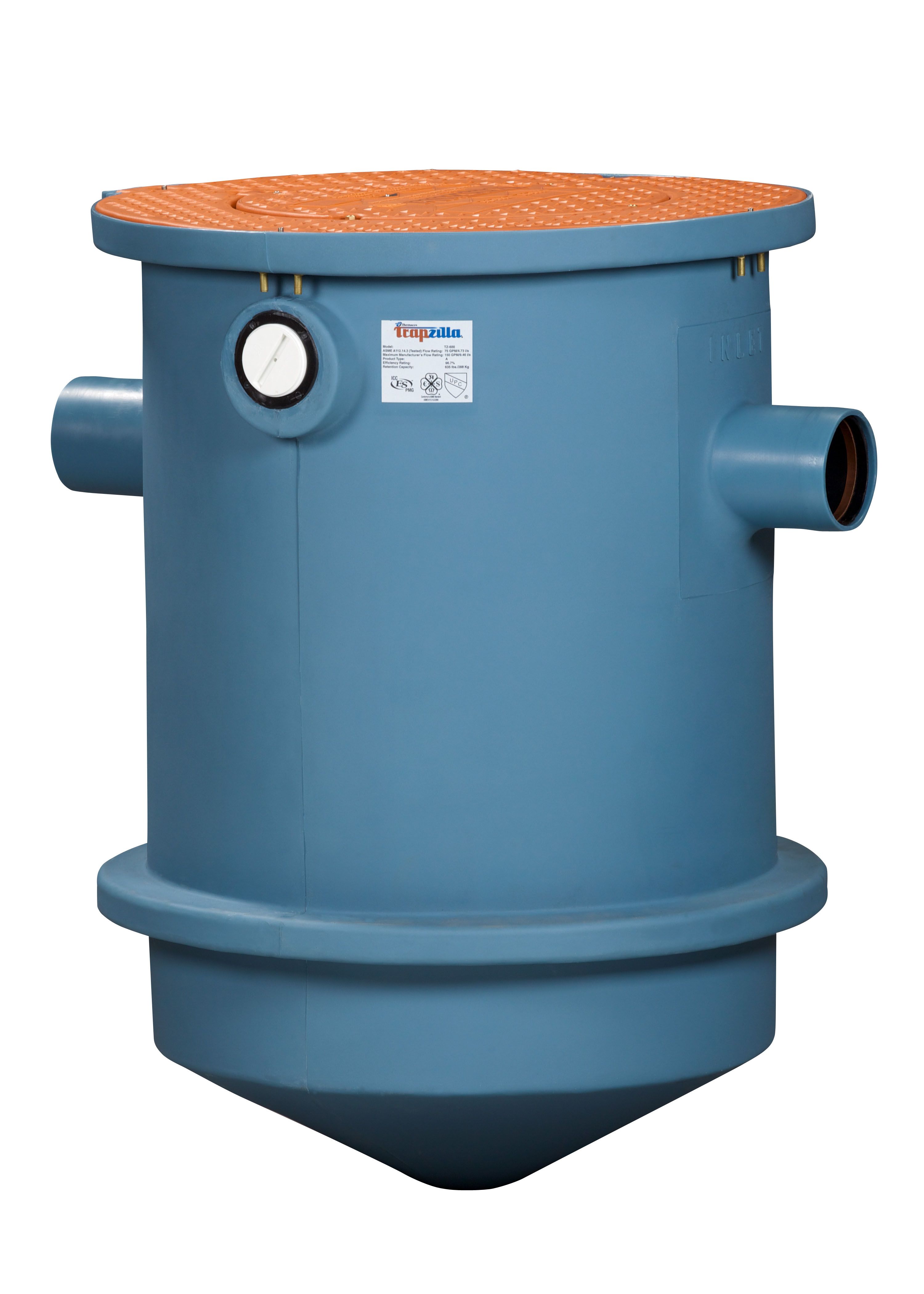 Trapzilla | TZ-600-6 Trapzilla Grease Interceptor with 6