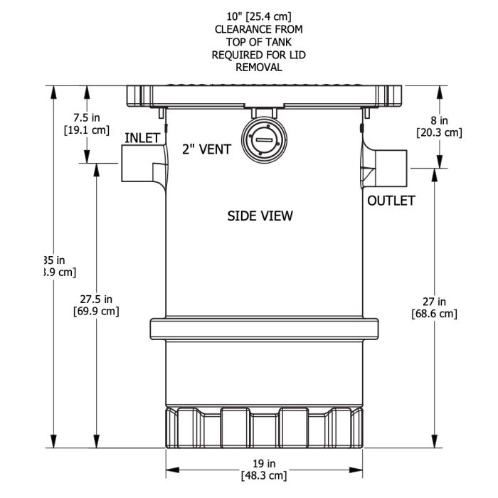 Trapzilla | TZ-160-SSA - 35 GPM, 167 pound Trapzilla Grease