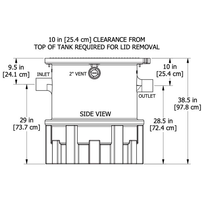 Trapzilla | TZ-400-SSA - 75 GPM, 405 pound Trapzilla Grease