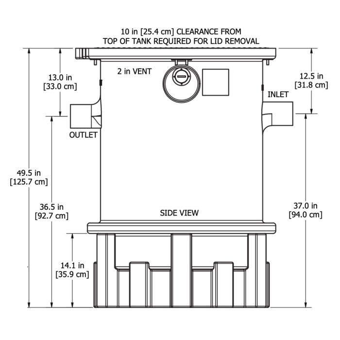 Trapzilla | TZ-600-SSA - 75 GPM, 635 pound Trapzilla Grease