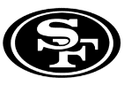 A black oval logo with a white border contains the large white capital letters "SF" overlapping in the center, representing top-quality super-capacity grease interceptor solutions for restaurants.